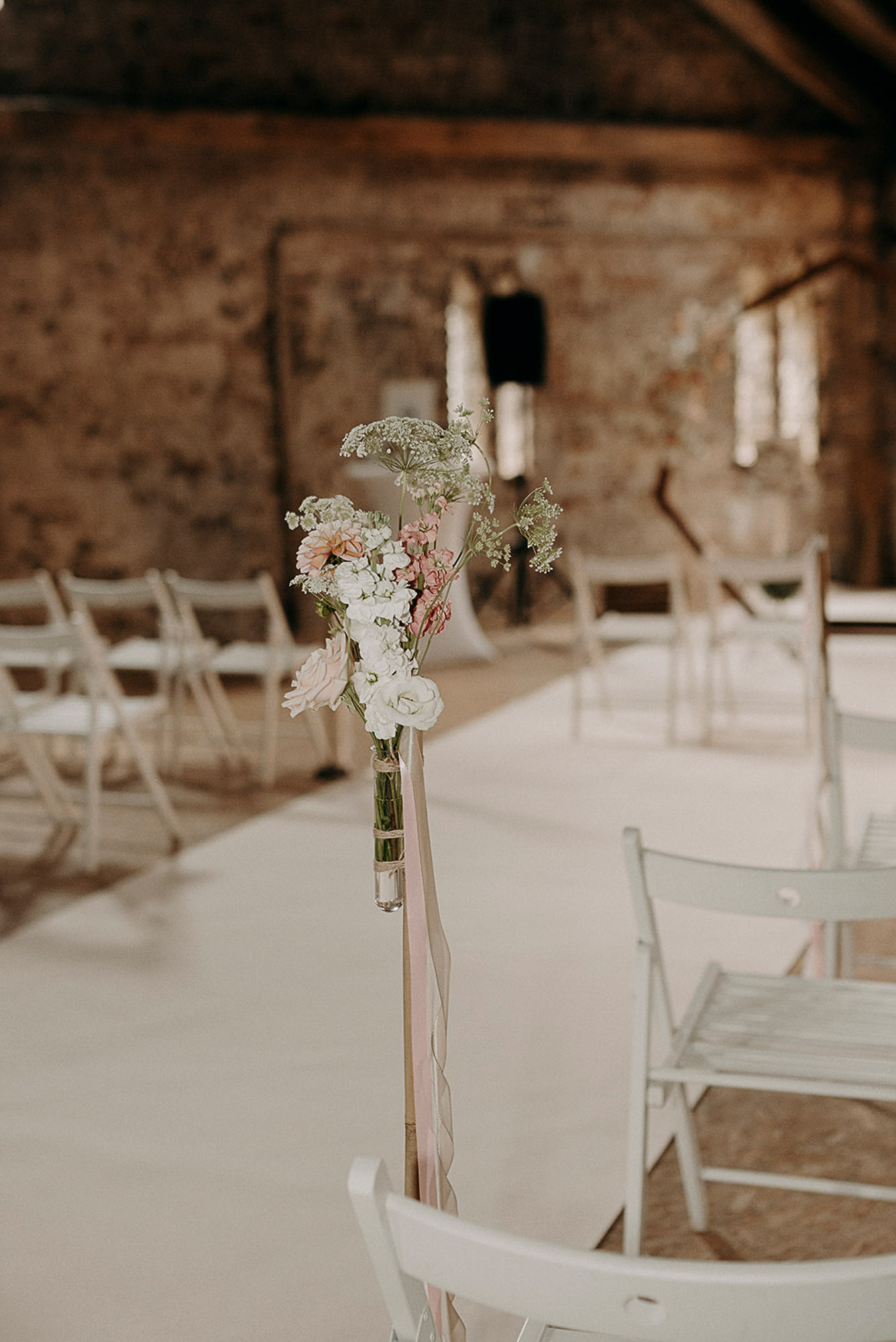 Bambusstab Stefan mit Vase