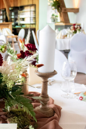 Holzkerzenhalter Hetti