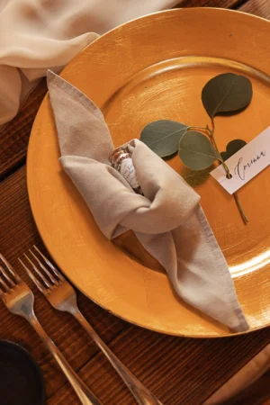 Leinenserviette Leni natur